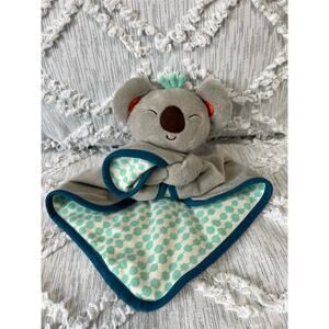 B Baby Koko Koala Lovey Lovie Security Blanket Fluffy Hugger Crinkle